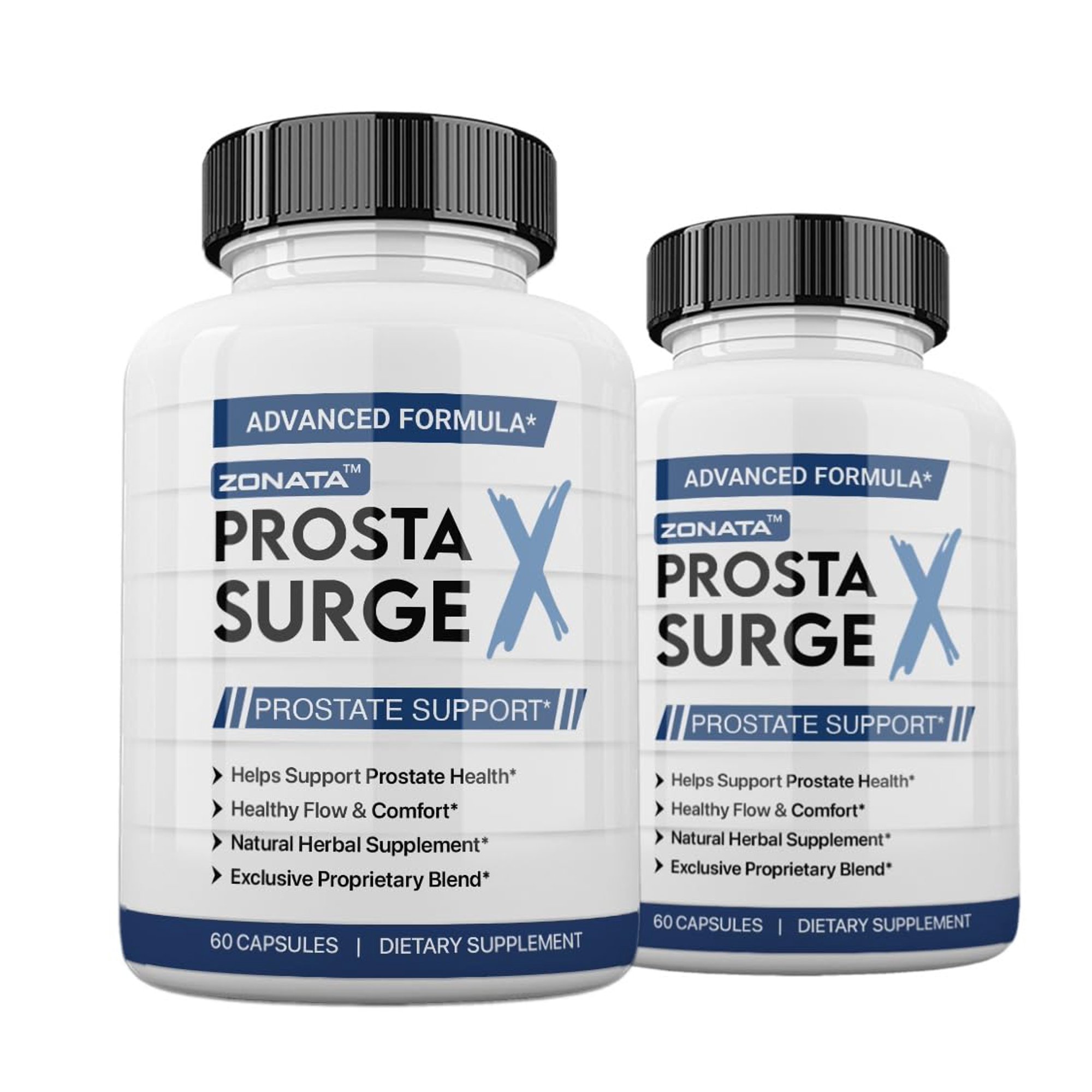 (2 Pack) Prosta Surge X Prostate Support Supplement, ProstaSurge X Male Support - 120 Count
