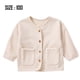 thumbnail image 2 of Laklulu cálido en invierno abrigo polar de doble cara para bebé, ropa de bebé, ropa de invierno para salir（Beige）, 2 of 6