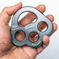 thumbnail image 3 of Dalazy Descender Plate 35KN Paw Rigging Plate 4 Holes Rock Climbing Gear Silver, 3 of 7