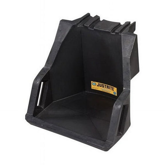 Justrite 28671 Dispensing Shelf for Drum Management System with Stack Module, EcoPolyBlend™, Black - 28671