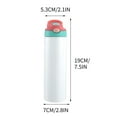 thumbnail image 2 of Pompotops Kids Water Bottles 12OZ Custom Insulated Stainless Steel Water Bottle For Girls Boys With Name Straw Lid Customized Children Cups Gifts For School Travel 360ML, 2 of 6