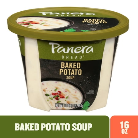 Panera Bread Baked Potato Soup, 16 oz Soup Cup (Gluten Free)