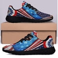 thumbnail image 3 of Happy 4th Of July Rottweiler Patriotic Dog American flag Shoes Sneakers Black Size 9, 3 of 7
