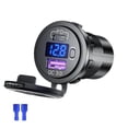 thumbnail image 2 of Adaptador de coche,Toma USB para cargador de coche,carga rápida 3.0 PD,Adaptador de cargador de coche Pantalla LED de carga rápida de 30 W,Voltímetro del cargador del encendedor de, 2 of 8