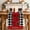 Red Black, variant on Valentine's Day Table Runner - 90 Inch Long Red Rose Flowers Buffalo Plaid Romantic Cotton and Linen Blended Dress Scarves Farmhouse Table Runner for Kitchen Dining, Coffee Table, 13" x 90"
