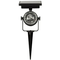 Outdoor Solar Garden Disco Ball Party Lights Portable Rotating Strobe Light Energy-saving Pathway Landscape Lighting Equipment for Lawn Patio Yard Walkway Driveway