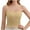 Khaki, variant on Dealovy Tank Tops for Women Spaghetti Strap Sleeveless Square Neck Undershirts Base Layer Cropped Ubdershirts