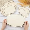thumbnail image 2 of Pyramidti 2Pcs Wooden Handbag Base Convenient Shaper Board for Weaving Craft, 2 of 8