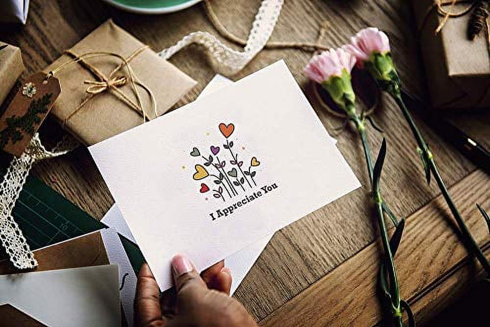 Dessie® 30 Unique Message Inside Thinking of You Greeting Cards with Envelopes 5” x 7”