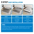 thumbnail image 5 of Continental Sleep, Heavy Duty Sleeper Sofa Bed Support Board, 48" x 59" Wood Base to Fix Sagging Mattresses, Reinforced Under Cushion Panel, Pull Out Couch Mattress Boards, Easy Installation, 5 of 7