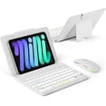 thumbnail image 1 of Teclado y Mouse Bluetooth Gris Plegable para Tablet Teléfono Laptop, 1 of 7