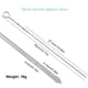 thumbnail image 2 of Brochetas Kabob Barbacoa De Acero Inoxidable Accesorios De Cocina Planos 16 Piezas, 2 of 9