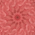 thumbnail image 1 of Ahgly Company Machine Washable Indoor Square Transitional Red Area Rugs, 5' Square, 1 of 7