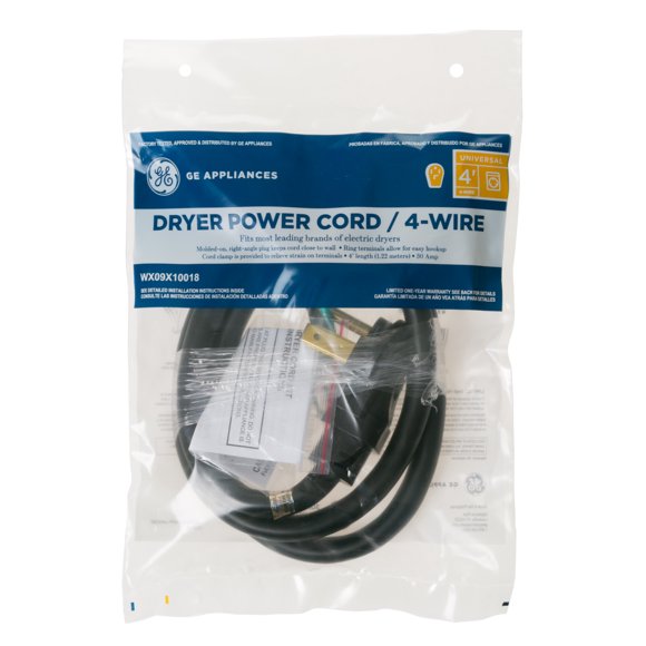 4 Prong Dryer Cord