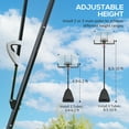 thumbnail image 3 of Soozier 4.9-10' Basketball Hoop with 44" Shatterproof Backboard, Rebound System, Wheels and Fillable Base, 3 of 9