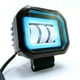thumbnail image 2 of Faro Para Moto Rasen Auxiliar Led Con Lupa Cuadrado Con 3 Led Ojo De Angel Con Luz Blanca Fija Y Estrobo  azul, 2 of 6