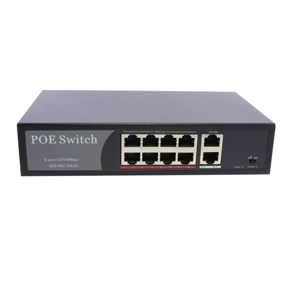 axGear PoE Network Switch 10/100m Power Injector 8 Port   2 Port Power Over Ethernet