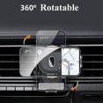 thumbnail image 3 of Soporte Universal de rotación de 360 ​​grados para coche soporte de montaje soporte de ventilación de aire soporte de Clip para teléfono móvil gratis, 3 of 4