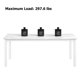 thumbnail image 4 of Yeshouse mesa de comedor rústica para 6-8 personas, rectangular y grande, con patas de metal resistentes, ideal para cocina, comedor u oficina, diseño moderno de mediados de siglo, 4 of 6