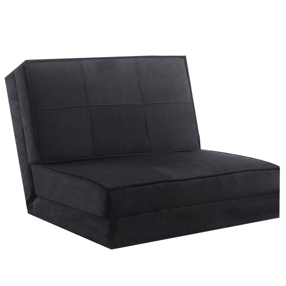 Finihen Convertible Sleeper Bed, Folding Sleeper Chair Sofa Bed, Convertible Lounger Folding Sofa Sleeper Bed, for Living Room, Bedroom, Apartment, Black Finihen Convertible Sleeper Bed, Folding Sleeper Chair Sofa Bed, Convertible Lounger Folding Sofa Sleeper Bed, for Living Room, Bedroom, Apartment, Black