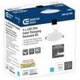 thumbnail image 1 of Commercial Electric Ultra Slim High Lum 4 inches Color Selectable Canless Led Recessed (New Open Box), 1 of 5