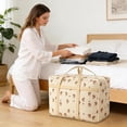 thumbnail image 1 of Large Capacity Waterproof Quilt Storage Bag For Clothes Quilts Luggage Bags Household Moving Packing And Organizing Bags, 1 of 7