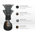 thumbnail image 6 of Insulated Pour Over Coffee Maker 32 oz Double-Wall Vacuum Stainless-Steel Filter Burgundy, 6 of 7