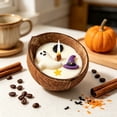 thumbnail image 6 of SLYNSHome Halloween Aromatherapy Candle, Coconut Shell Wax Scented Candle With Ghost Spider Pumpkin Figurines, Creative Gift For Holiday Home Decor Display,White, 6 of 6
