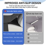 HDCAXKJ 100% Waterproof Reclining Sectional Couch Covers L-Shape Recliner Sofa Cover 5 Seat, Dark Gray