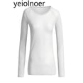 thumbnail image 3 of yeiolnoer Women's Mesh Tops See Through Going out Tee Shirts Trendy Long Sleeve Blouse Clubwear, 3 of 4