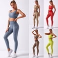 thumbnail image 1 of TFixol 2 uds. Sujetador con estampado de leopardo para mujer, mallas de cintura alta, Fitness sin costuras, 1 of 8