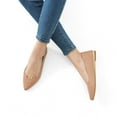thumbnail image 4 of DREAM PAIRS Flats Shoes Women Comfortable Women’s Pointed Toe Dress Ballet Cute Work Flats Shoes NUDE/PU SDFA221W size 6, 4 of 5