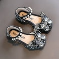 thumbnail image 6 of Otqutp Girls Performance Dance Sandals Shiny Rhinestone Butterfly Dress Shoes for Kids Wedding Birthday Party School, 6 of 6