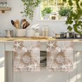 thumbnail image 4 of Brown Coastal Kitchen Towels Set of 1, Nautical Starfish Coral Jellyfish Shell Sea Absorbent Dish Towels for Kitchen, Microfiber Hand Towel, Quick Drying Tea Towel for Cleaning Decorative Dishcloths, 4 of 7