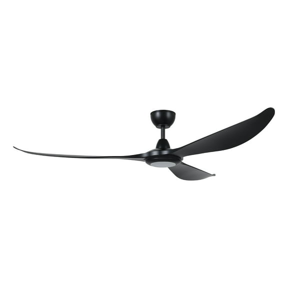 Eglo 235501-7202A Mission Bay 72" 3 Blade Indoor Led Ceiling Fan - Black