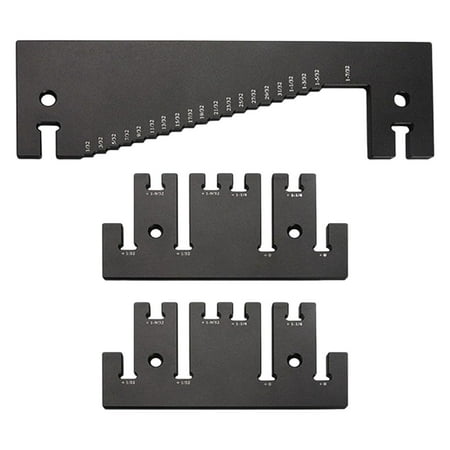 

Router Table Insert Tool Fence Sliding Brackets for Woodworking Black Multi