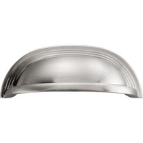 MNG Hardware 17566 3 in. & 96 mm Park Avenue Cup Pull, Oil Rubbed Bronze