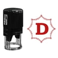 thumbnail image 1 of Printtoo Office Stationary R-40 Alphabet D Monogram Octagon Celtic Swirl Frame Self Inking Rubber Stamp, 1 of 3
