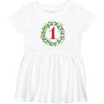thumbnail image 3 of Inktastic Christmas First Birthday One Year Old Girls Baby Dress, 3 of 5