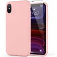 thumbnail image 1 of iPhone Xs Max Case with Screen Protector,Soft Liquid Silicone Gel Rubber Bumper Cover,Slim Fit Shockproof Protective Phone Case for iPhone Xs Max Baby Pink, 1 of 8