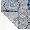 thumbnail image 6 of JONATHAN Y AMALFI COAST 5 x 8 Area Rug, Mediterranean Medallion - Blue/Gray, AMC101A-5, 6 of 10