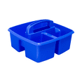 Storex Plastic Desktop Organizer Caddy with Handle, Craft and Hobby