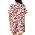 thumbnail image 3 of Picia Squirrel In The Forest Pajamas Sets for Women Soft Short-Sleeved Pjs with Lounge Shorts Two Piece Sleepwear-XX-Large, 3 of 9