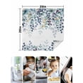 thumbnail image 4 of Green Blue Eucalyptus Leaves Cloth Napkins Set of 6 Reusable Dinner Napkins, Summer Botanical Weeping Cocktail Napkin Washable Table Napkins for Wedding/Holiday Party/Baby Shower 20"x20", 4 of 7