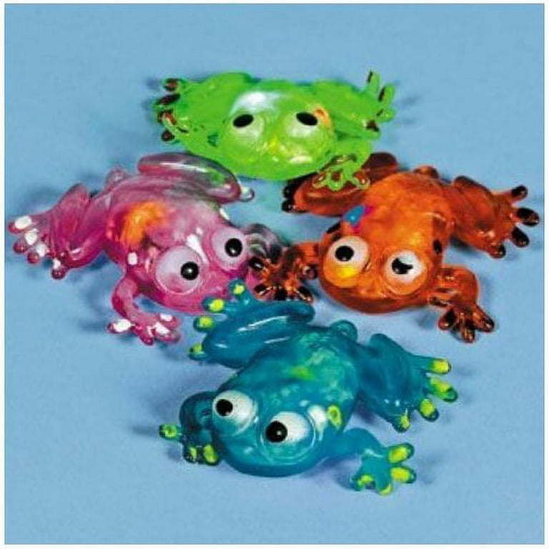 Flashing Squishy Frog with Beads - 12 Pieces