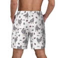 thumbnail image 4 of Fotbe Funny Chicken Men’s Swim Trunks Quick Dry Swim Shorts Board Shorts with Mesh Lining-3X-Large, 4 of 9