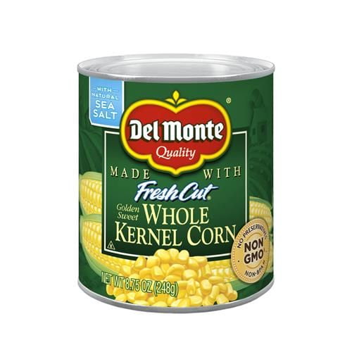 Del Monte Canned Fresh Cut Whole Golden Sweet Kernel Corn, 8.75 Ounce - Pack of 2