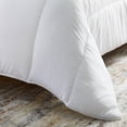 thumbnail image 5 of Rest Haven Light Warmth Microfiber Comforter, Queen, White, 5 of 7