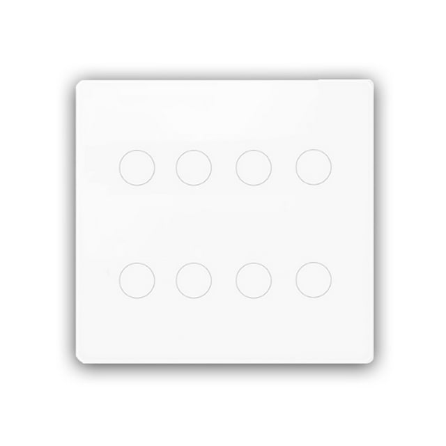 ziyahi WiFi Touching Switch Strong Sensitivity Dual-mode 6/8 Way Switch for Tuya Smartlife App for Tmall Genie