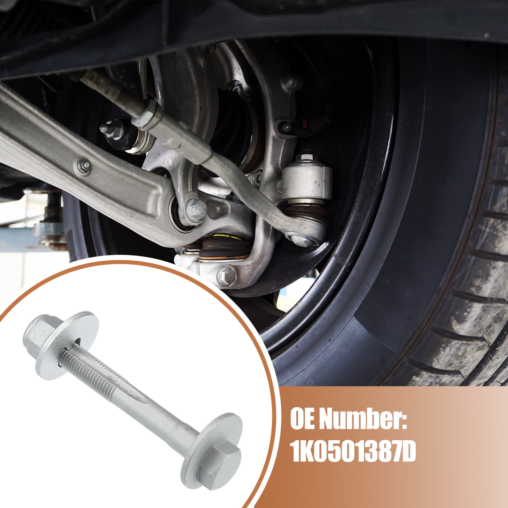 Unique Bargains Camber Adjusting Eccentric Bolts Lockout Kit for Volkswagen 2010-2019